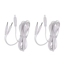 2 Count TENS Wires Pin Electrode Wires for TENS Unit Electrodes Cords Lead Wi...
