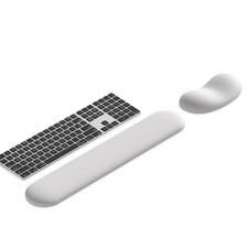 Ergonomic Wrist Rest Set for Keyboard and Mouse  Cooling Standard, 03white