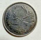 2006 Canadian Quarter 25-Cent Coin