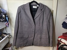 Elizabeth By Liz Claiborne Towncraft Tweed Women's Size 14 Blazer