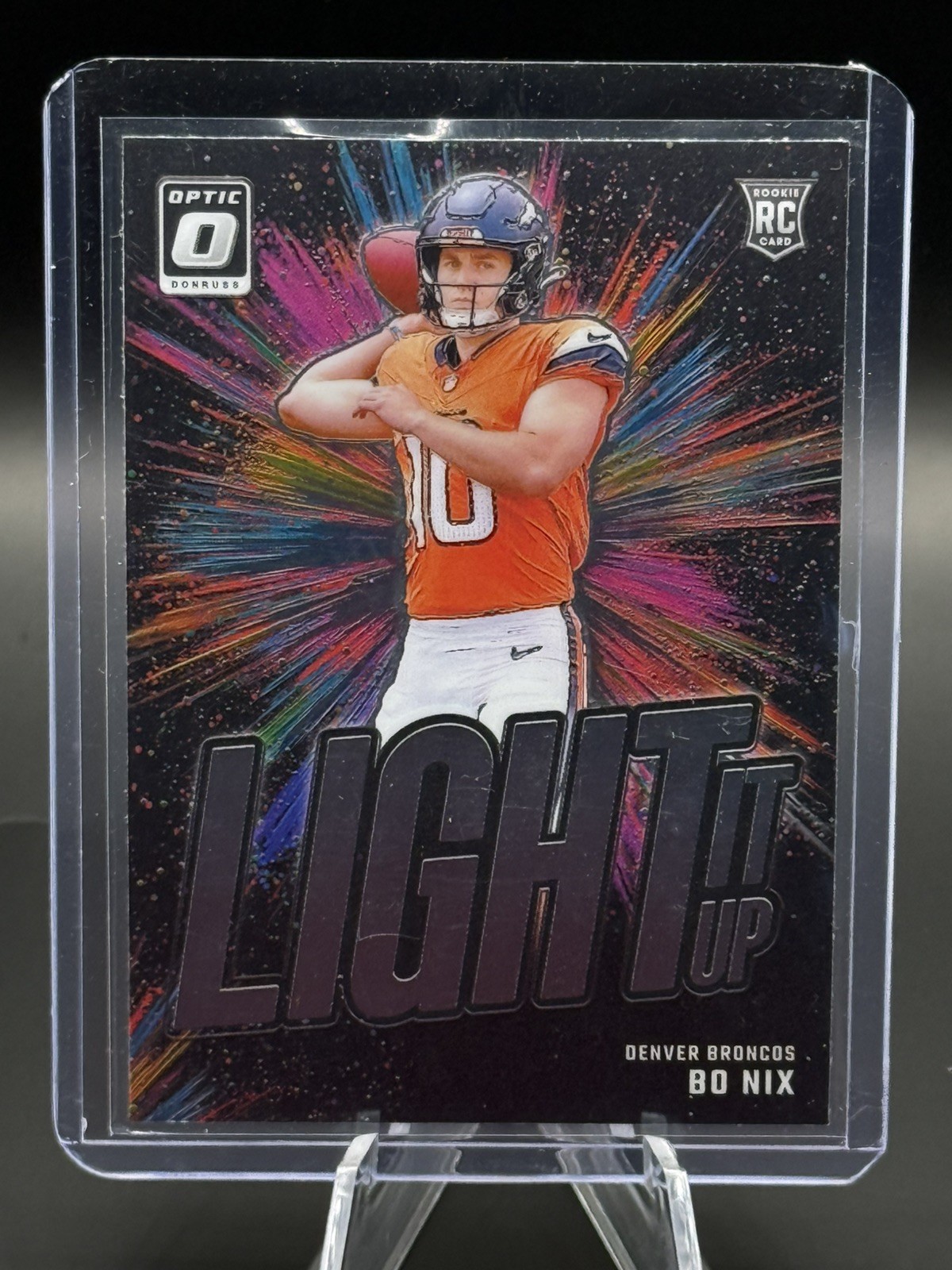 2024 Panini Donruss Optic - Light It Up Bo Nix #6 (RC)