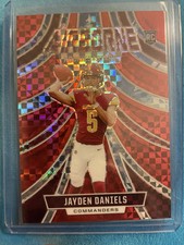 2024 Panini Rookies & Stars - Airborne Red Plaid #A-JDS Jayden Daniels (RC)