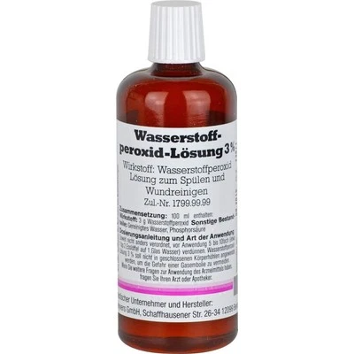 P.W. BEYVERS GMBH WASSERSTOFFPEROXID Lösung 3% 100 ml PZN04652515