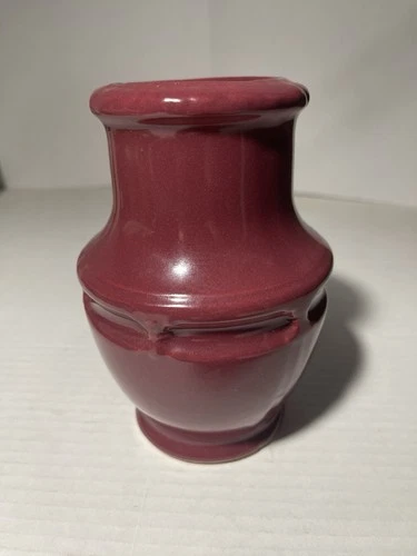 Vintage Red Wing Pottery Pink Art Vase Urn Shape Small Mid Century USA NOTE