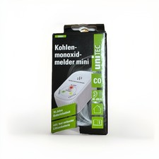 UNITEC Kohlenmonoxidmelder mini Rauchmelder, Lebensdauer 10 Jahre, weiß NEU