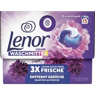 10x Lenor Colorwaschmittel Pods Blütentraum, je 15 Wl