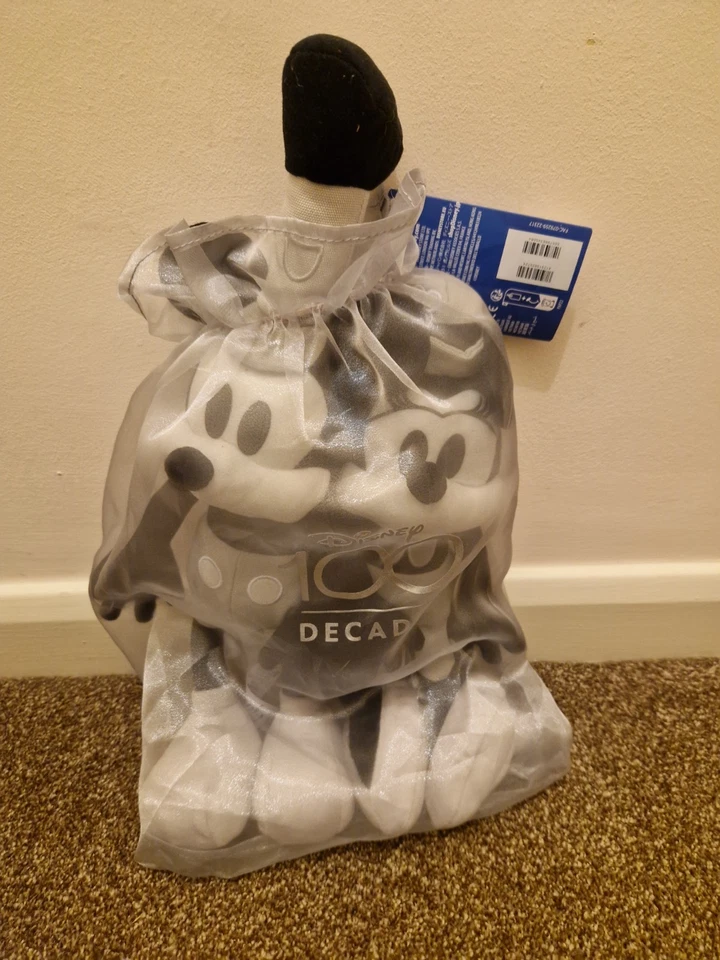 Disney 100 Decades Mickey Minnie Mouse Steamboat Willie Plush Stuffed Set 10'' - Image 2 of 4