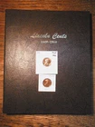 OLD DANSCO ALBUM 1909-1958pds LINCOLN CENT COLLECTION (3) SEMI KEY (129) COINS