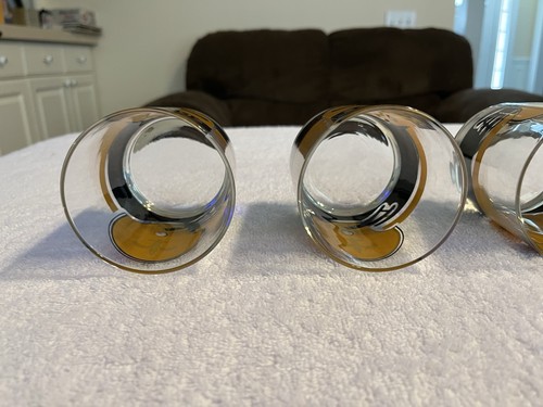 Set of 4 Vintage New Orleans Saints Cocktail Rocks Glass Tumbler NFL Football - Picture 13 of 14