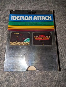 Demon Attack (Intellivision) Cart, Manual, Box, & Overlays! Tested & Working!