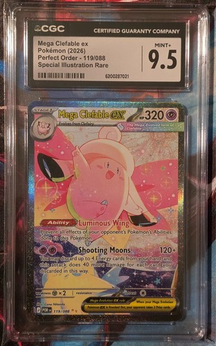 Mega Clefable ex graded CGC 9.5 for sale on eBay
