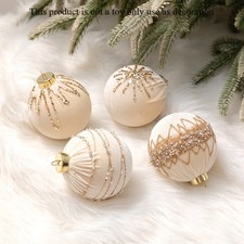 12 pcs velvet fabric Christmas ball set, tree decoration balls