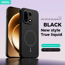 For OnePlus 15, Luxury Phone Case Wireless Charge Soft Liquid Silicone TPU Cover