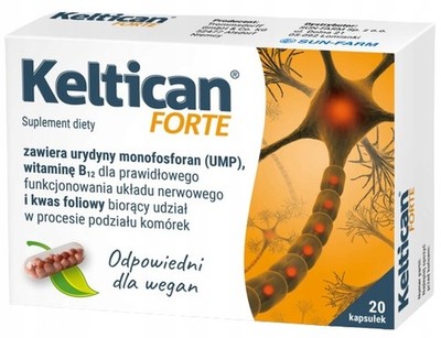 KELTICAN FORTE 20/40/60 Kapseln Vitamin B Folsäure Nervensystem Neuralgie