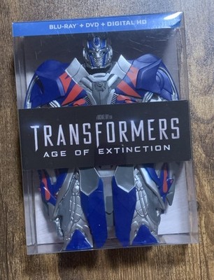 TRANSFORMERS AGE OF EXTINCTION Blu Ray Target Exclusive AOE Optimus Prime Rare