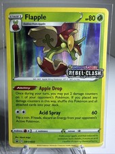 Flapple (Prerelease) SWSH022 Stamped Sword & Shield Promo Cards Holo Pokemon TCG on eBay