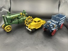 Vintage Cast Iron Stake Bed Truck Reproduction B4