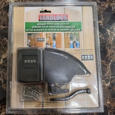 YARDLOCK Keyless Gate Lock Secure Gate Lock Wood Kit Combination Lock