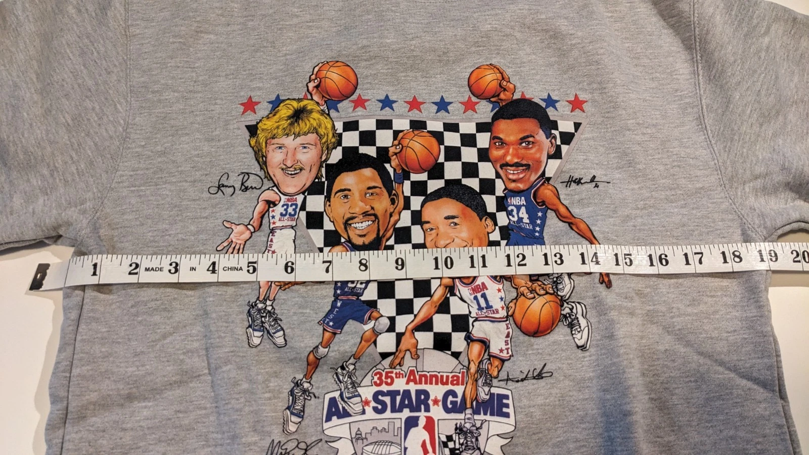 Mitchell & Ness NBA 1985 All Star Game Crewneck Sweatshirt Size