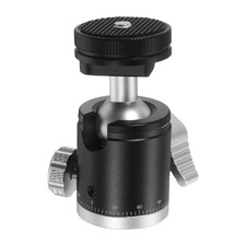 Tripod Ball Head Mount With Cold Shoe - 1/4" Thread