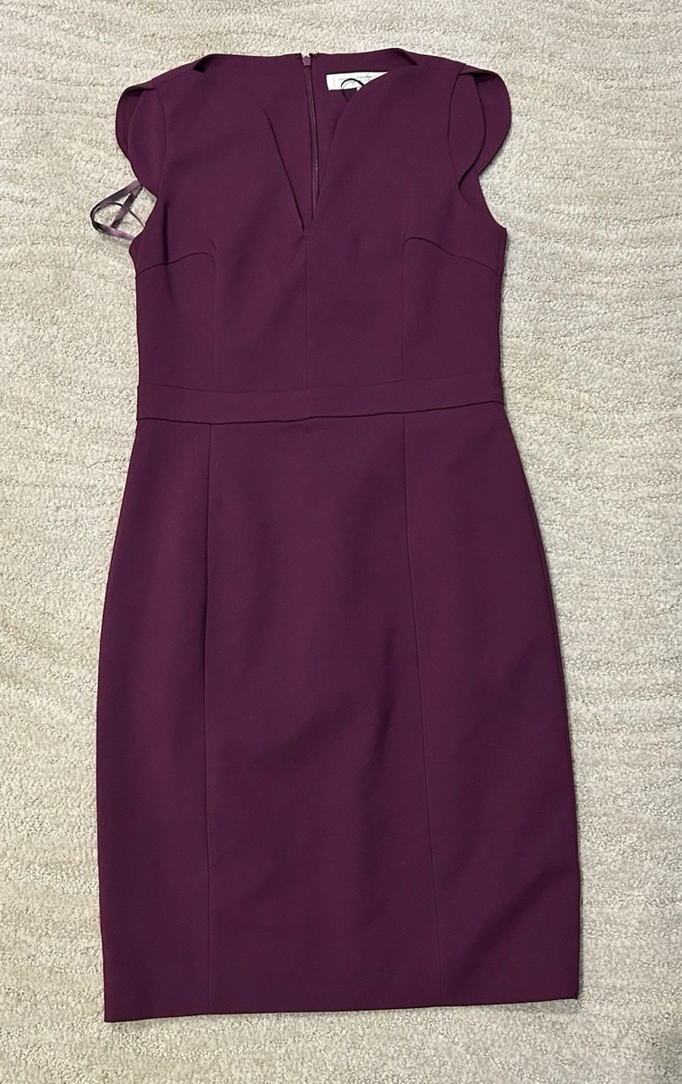 open lace back dress French Connection Womens Floral Cutout Midi Dress Purple 8 at Amazon  Women's Clothing store