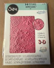 NEW Sizzix Courtney Chilson 3-D Textured Impressions Embossing Folder Bohemian