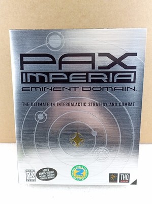 Pax Imperia Eminent Domain PC Game CD-ROM THQ Big Box Vintage 1997 NEW Sealed