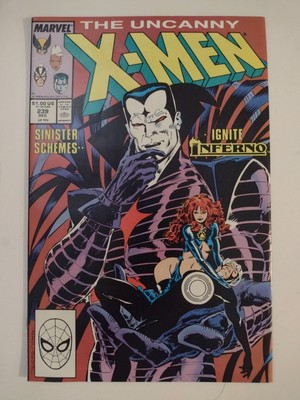 UNCANNY X-MEN #239 HI GRADE 2ND APP & 1ST COVER MR. SINISTER INFERNO '97 1988