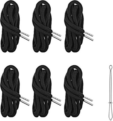 AOZUO 6PCS Replacement Drawstring Cords 51'' with Threader for Hoodies & Pants