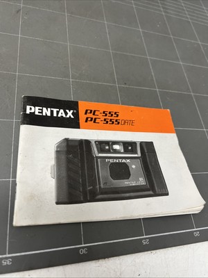 VINTAGE CAMERA BROCHURE PENTAX PC-555 DATE 1986 