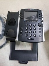 Polycom VVX 401 Corded 12 Line PoE Phone System - Black 2200-48400-001