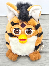 Furby Buddies Vintage 1999 Plush Beanbag Beanie Collectible Tiger Striped 70-700