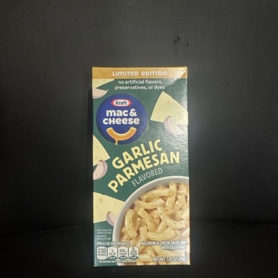 Kraft Mac & Cheese Garlic Parmesan Flavored Limited Edition Macaroni