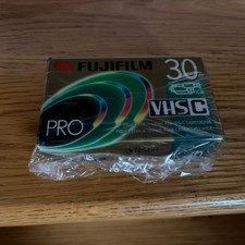 Fujifilm VHS-C Tape Pro Premium High Grade Camcorder TC 30 Video Cassette 2 pack