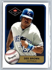 2001 Fleer Platinum #367 Dee Brown MLB Kansas City Royals