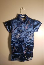 Gorgeous Cheong-Sam 1pc Button up Silk Kids Asian Motifs Chinese Japanese SZ 4