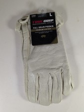 True Grip Large Men's Pigskin Leather Gloves Professional Series
