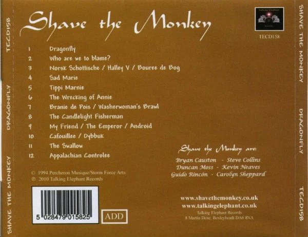 Shave The Monkey: Dragonfly ('94 UK Folk/Folk Rock CD Reiusse) - Bild 2 von 4