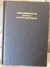 Liber Hebdomadae Sanctae Cantus Gregoriani, Holy Week Gregorian Chant Book