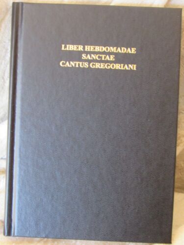 Liber Hebdomadae Sanctae Cantus Gregoriani, Holy Week Gregorian Chant Book - Picture 1 of 4