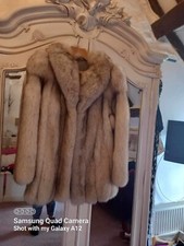 Silver Fox Fur Jacket. Lightly Used. No Marks Or Defects. Size 12