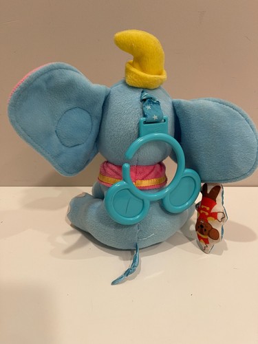 Disney Baby Dumbo Activity Development Toy Crib Stroller Blue Baby Disney Toy - Picture 2 of 2