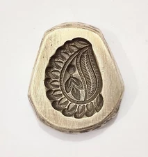 Vintage Bronze Jewelry Die Mold/Mould India Hand Engraved For Jewellery Making