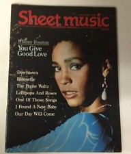 SHEET MUSIC MAGAZINE january 1987 standard Or...