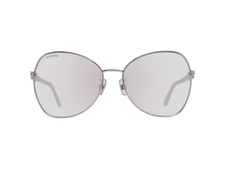 Swarovski SK290-F 16Z Shiny Silver Metal Butterfly Sunglasses Frame 60-17-140 SK