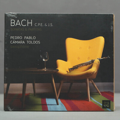 CD. BACH C.P.E. AND J.S. Sonatas AND Partitas. PEDRO PABLO .PRECI
