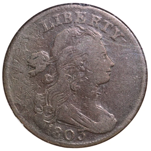 1803 1c S-245 Small Date Small Frac Draped Bust Large Cent NGC VF 20