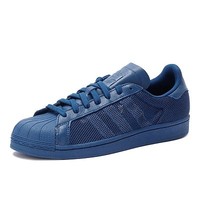 Adidas Superstar Triple Trainers - Blue Adidas Superstar Triple Trainers - Blue