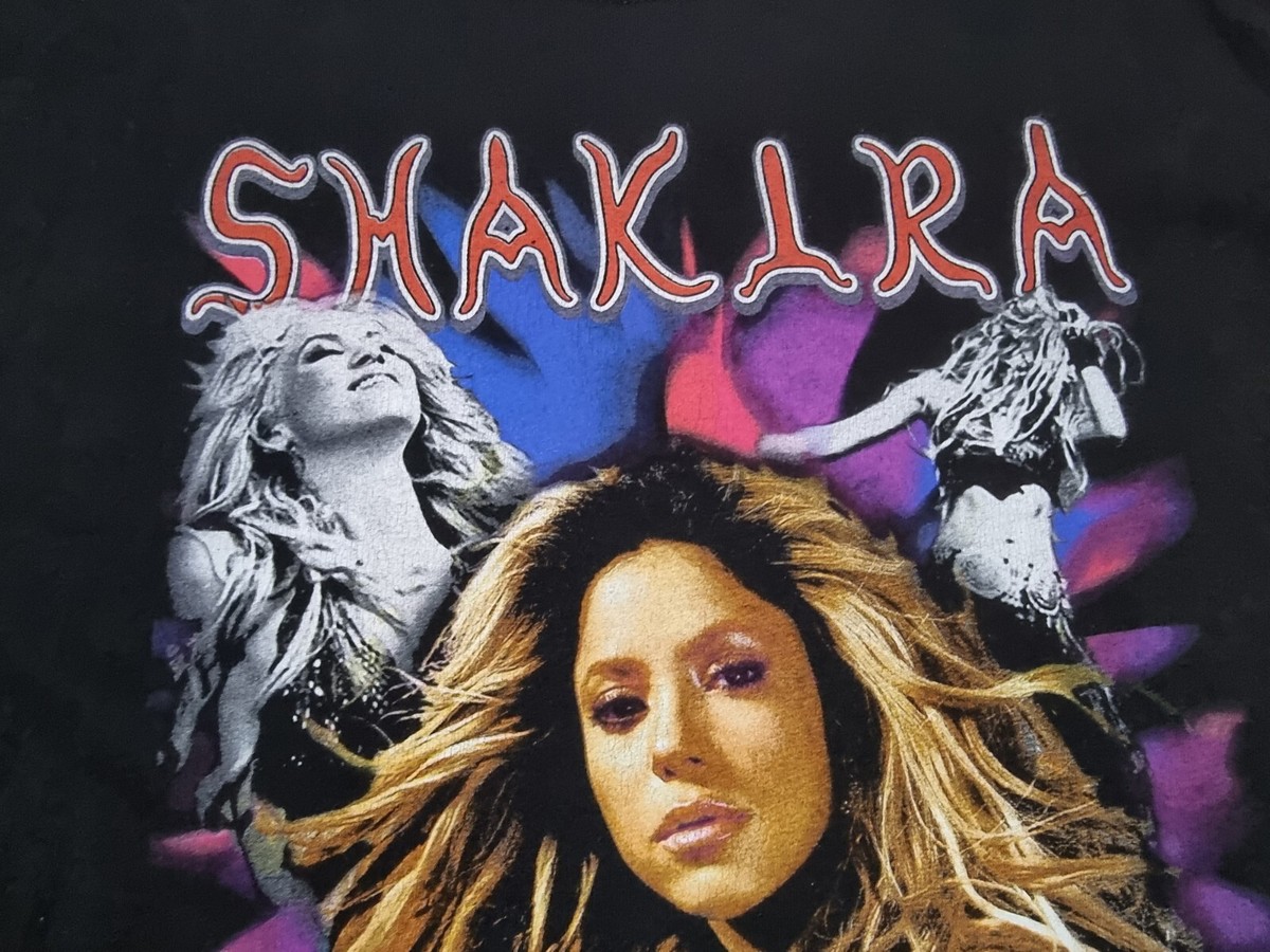 VINTAGE ビンテージ SHAKIRA シャキーラ 2003 Tour of the Mon Bootleg 長袖Ｔシャツ サイズ L 美品 中古 4c075758 Vintage VTG 2002 Shakira Tour Of The Mongoose Bootleg T-Shirt Size