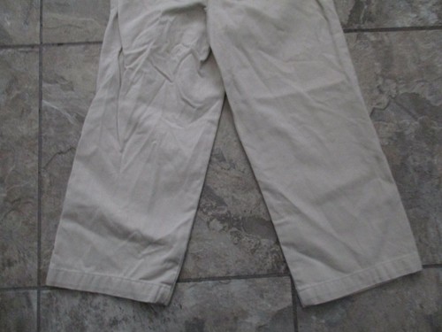 Ralph Lauren Boy's Size 4 100% Cotton Solid Beige Chino Pants w/ Pony Logo - Picture 11 of 12